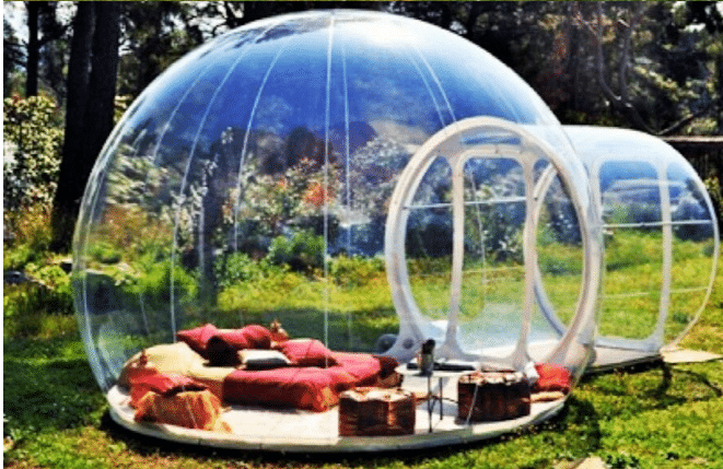 Прозрачная палатка-пузырь