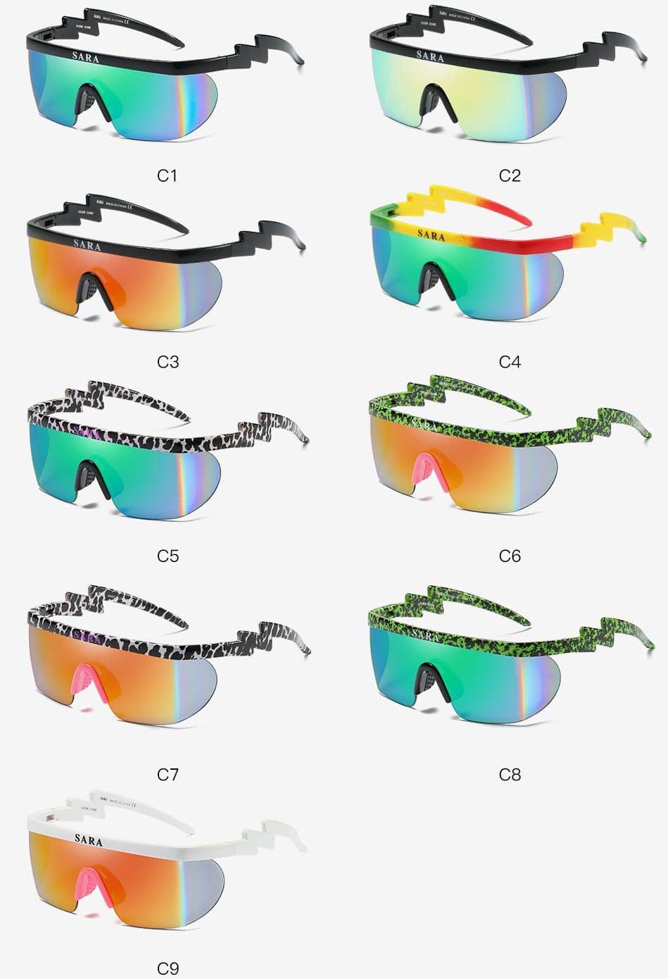 Крутые спортивные очки с фильтром от вредных лучей купить на Алиэкспресс