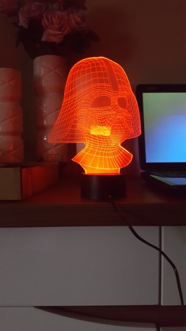 3D светильник «Дарт Вейдер» купить на Алиэкспресс
