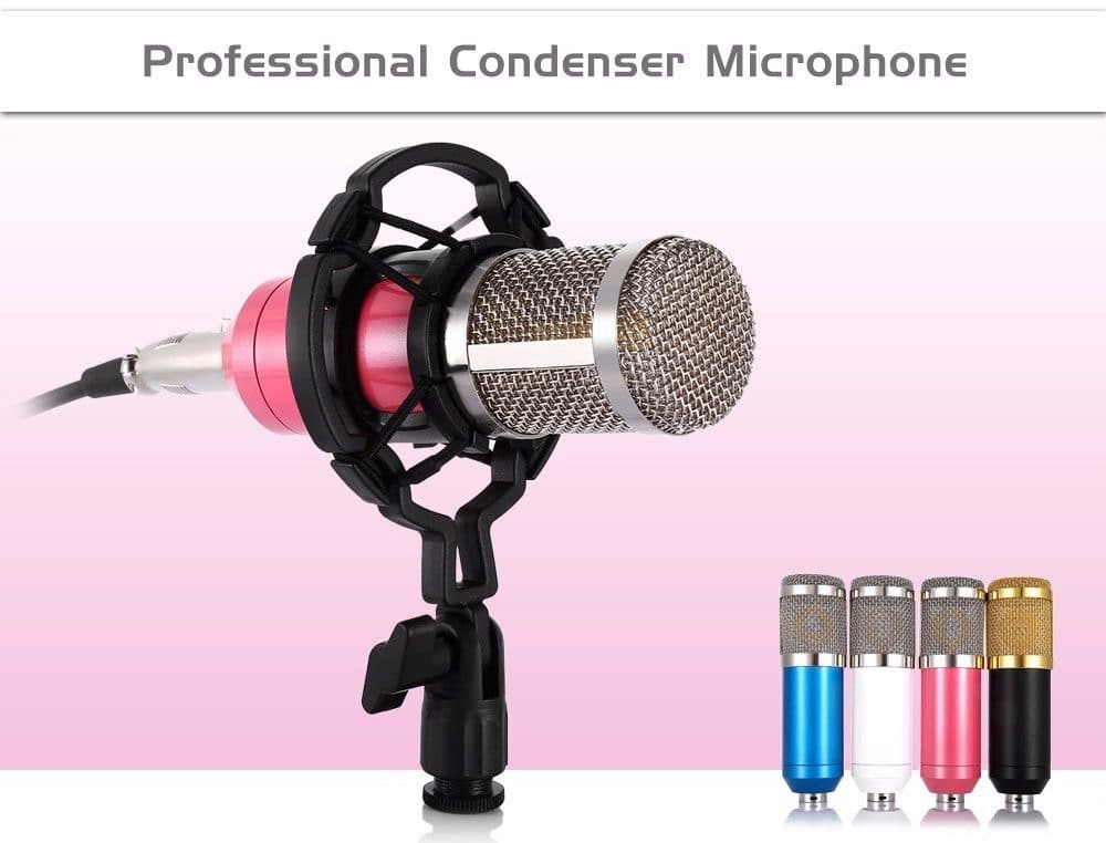 Недорогой микрофон для записи видео Zeepin BM-800 купить на Алиэкспресс