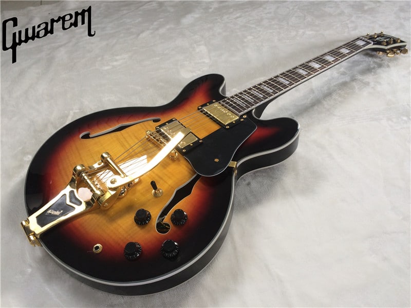 Гитара Gwarem — копия Gibson ES335 купить на Алиэкспресс