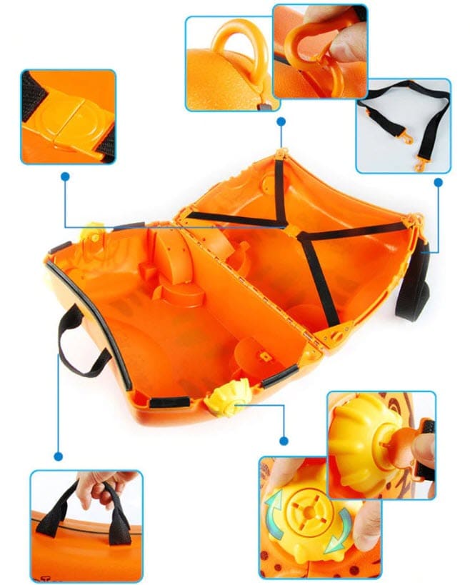 Детский чемодан-машинка на колесиках INFEYLAY купить на Алиэкспресс