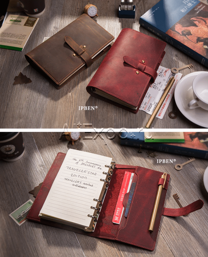 Кожаный винтажный ежедневник купить на Алиэкспресс