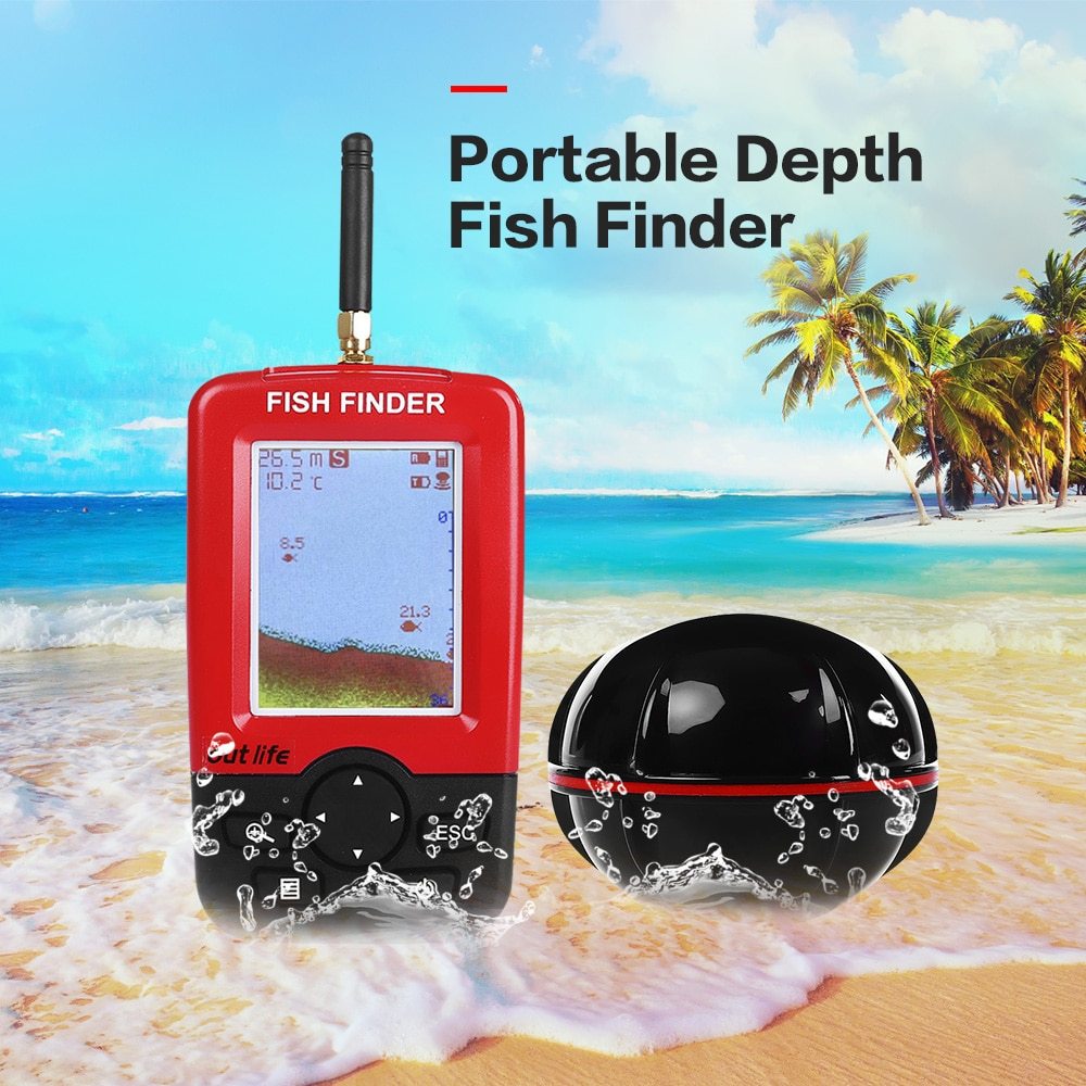 Беспроводной эхолот FishFinder — для летней и зимней рыбалки купить на Алиэкспресс